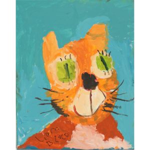Painting of my cat called Honey